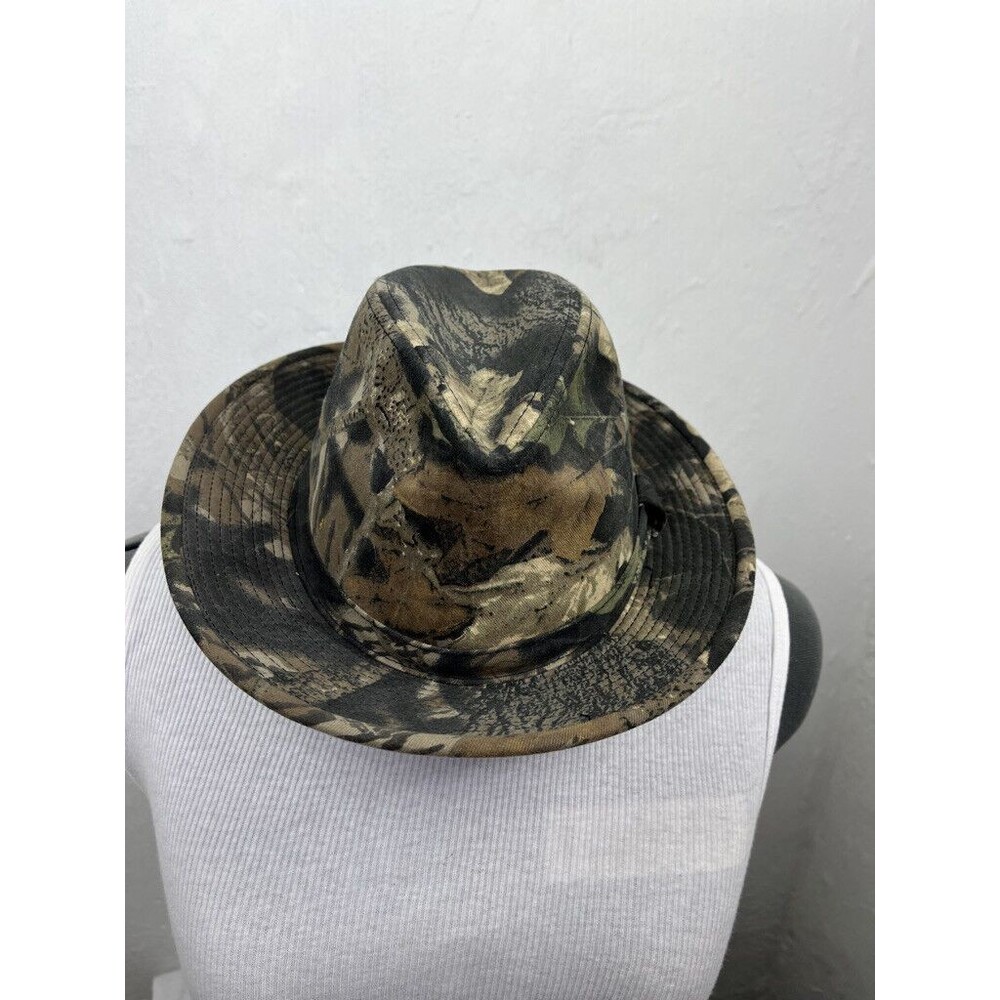 OUTDOOR CAP MENS CAMO FEDORA HAT SIZE MED